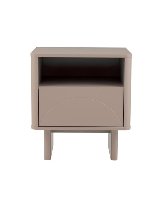 Ella 19.7" Modern 2-Full Extension Drawer Nightstand