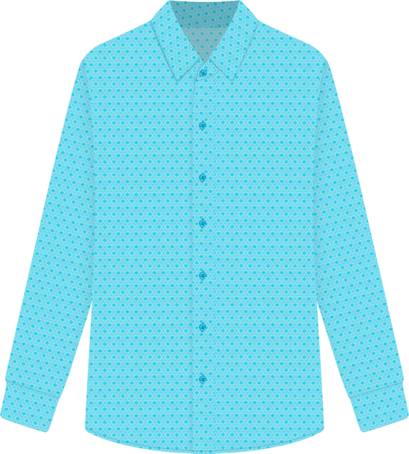 Men's Hexagon Star Dress Shirt