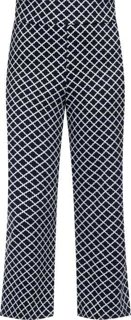 Emily Daniels Womens Quatrefoil Pull On Capris