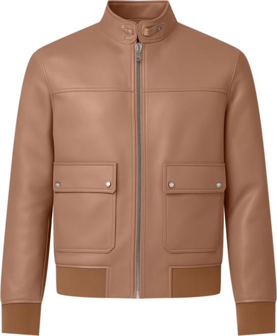 Men's Men s Leather Bomber Jacket, Created for Macy s
