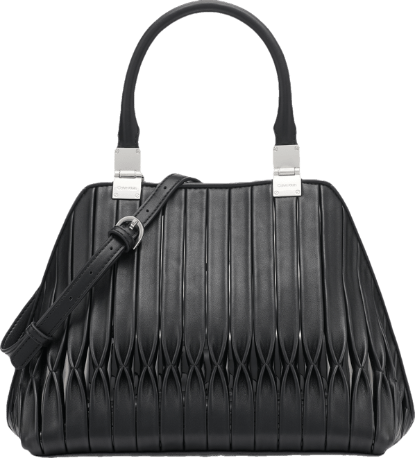 Granite Convertible Pleated Satchel