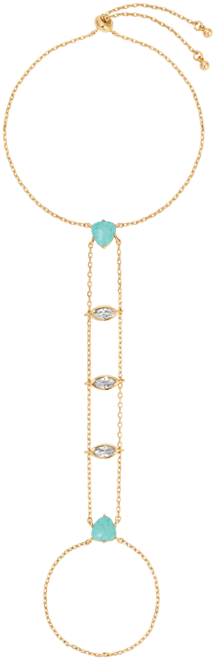 Turquoise Solstice Chain Bracelet