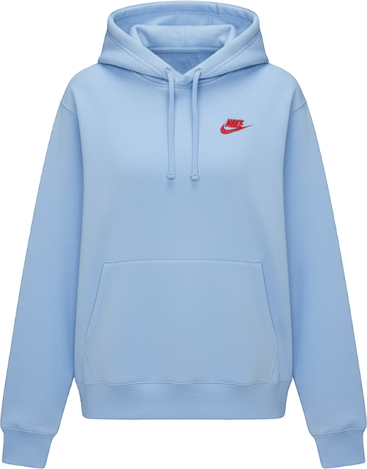 Nike Sportswear Club Fleece Sudadera con gorro sin cierre para niños talla grande