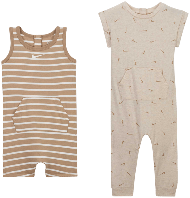 Nike Essentials Baby (12-24M) Short Sleeve and Tank 2-Pack Romper Set