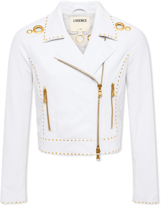 Aelin Studded Leather Jacket