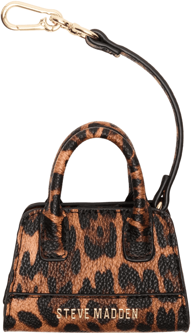 おしゃれ★【STEVE MADDEN】ロゴ チャーム クロスボディ バッグ CRUISE BAG CHARM Black Multi Attachable Mini Bag Charm
