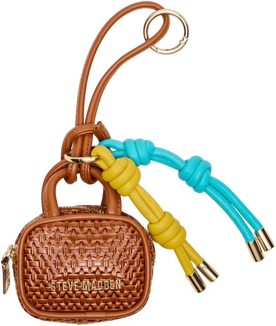 CRUISE BAG CHARM Cognac Attachable Mini Bag Charm – Steve Madden