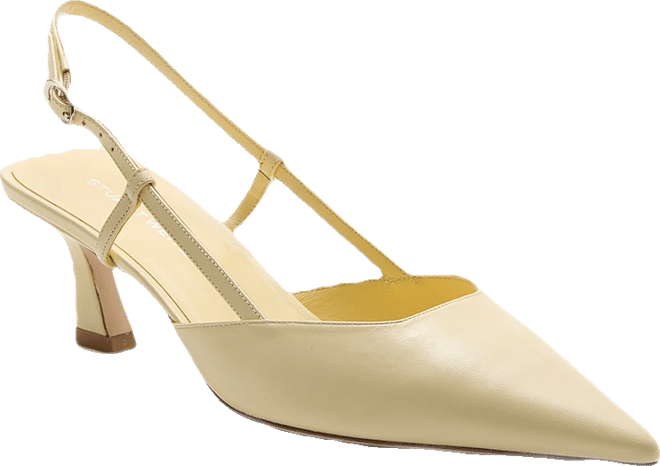 Lemon Chiffon Vinnie 50 Slingback Heels