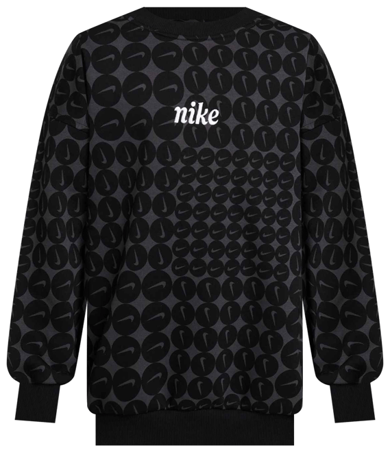 Nike Sportswear Club Fleece Bol Kesimli Sıfır Yakalı Genç Çocuk (Kız) Sweatshirt'ü