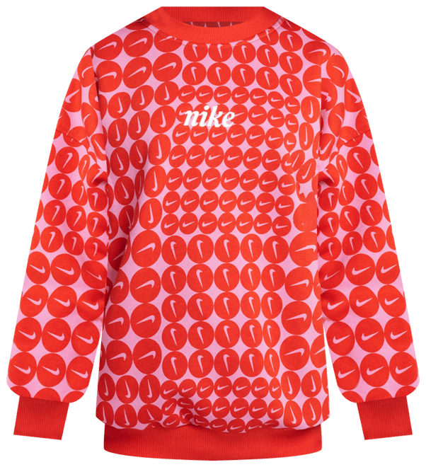 Nike Sportswear Club Fleece Bol Kesimli Sıfır Yakalı Genç Çocuk (Kız) Sweatshirt'ü