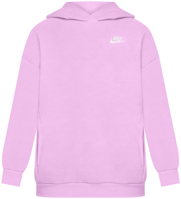 Nike Sportswear Club Fleece Sudadera con gorro sin cierre oversized para niños talla grande