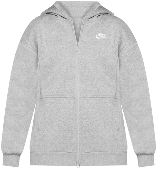 Nike Sportswear Club Fleece Big Kids' Oversized Full-Zip Hoodie