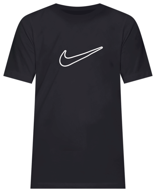 Nike One Fitted Big Kids' (Girls') Dri-FIT Short-Sleeve Top
