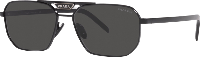 Rectangular Men's Sunglasses, Pr 58YS