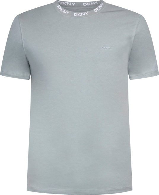 DKNY Mens Solid Inwood Ringer Tee