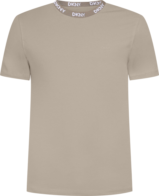 DKNY Mens Solid Inwood Ringer Tee