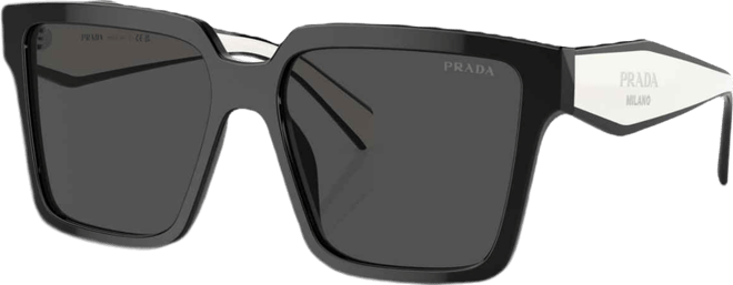 Oversized Low Bridge Women's Sunglasses, Pr 24ZSF