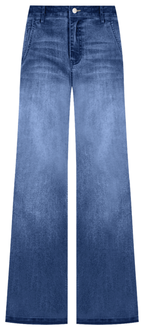 Juniors' Curvy Wide-Leg Carpenter Jeans