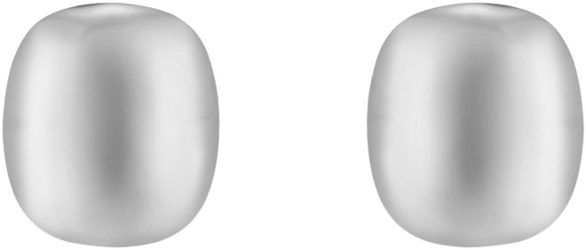 Minimal Curved Square Stud Earrings