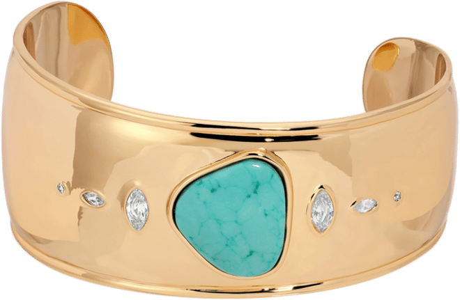 Turquoise Solstice Thick Cuff Bracelet