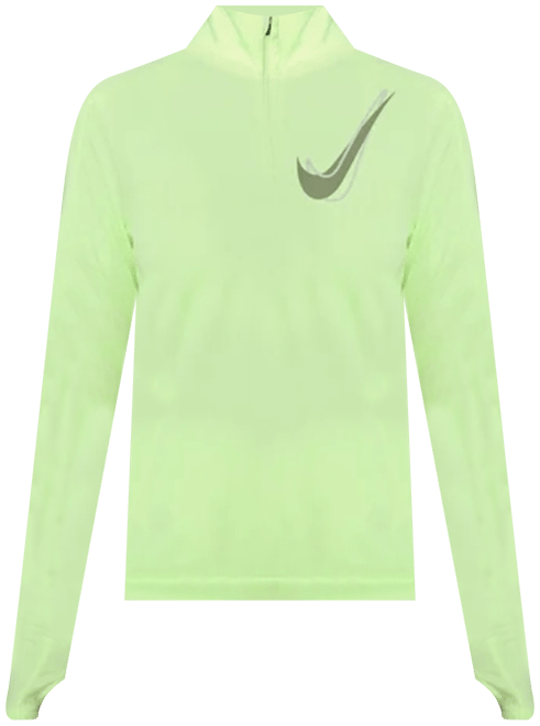 Nike Swoosh Dri-FIT Yarım Fermuarlı Kadın Koşu Üstü