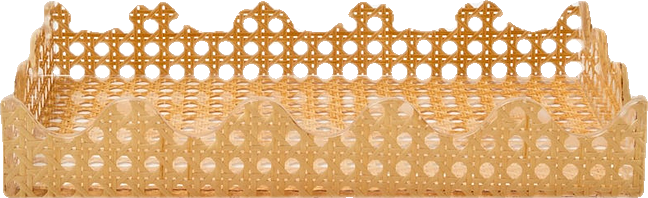 Cane Acrylic Catch All Tray