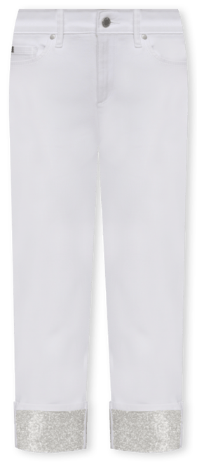 Women's Crystal-Cuff Jeans