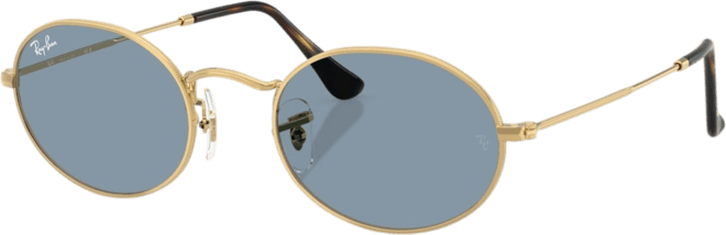 Ray-Ban Unisex Oval Metal Sunglasses, RB3547 - Macy's