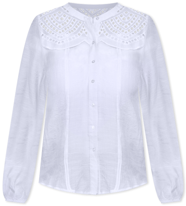 Zac and Rachel Womens Long Sleeve Semi Sheer Top