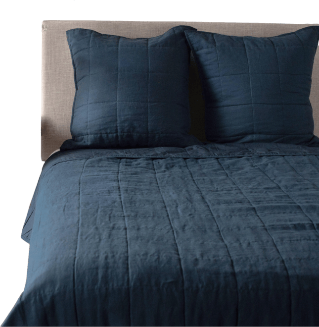 French Linen Quilted Set