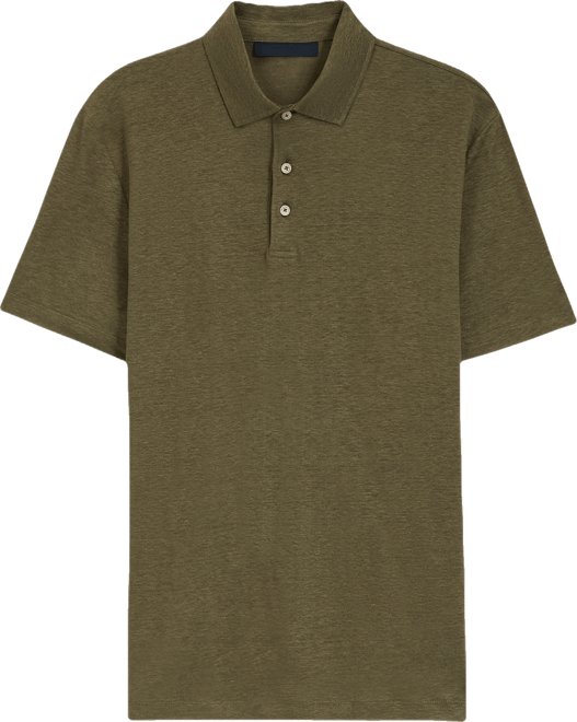 Beckham x Boss Men's Linen Regular-Fit Polo Shirt