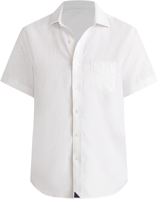 Men's Slim Fit Wrinkle Resistant Linen Cameron Button Up Shirt