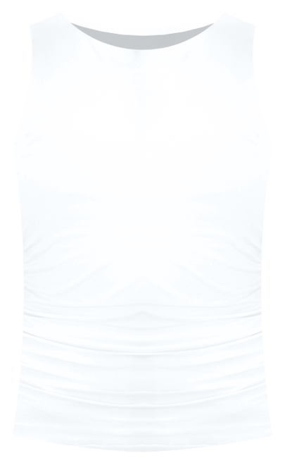 Women's Second Skin Ruched Tank Top