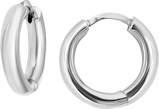Small Hoop Earrings in 18k Gold-Plated Sterling Silver (also in Sterling Silver), 3/4", Exclusively at Macy's