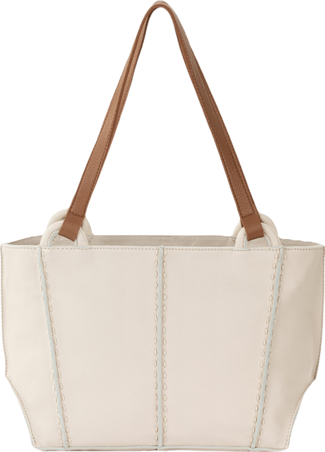 Los Feliz Leather Zipper Satchel Bag