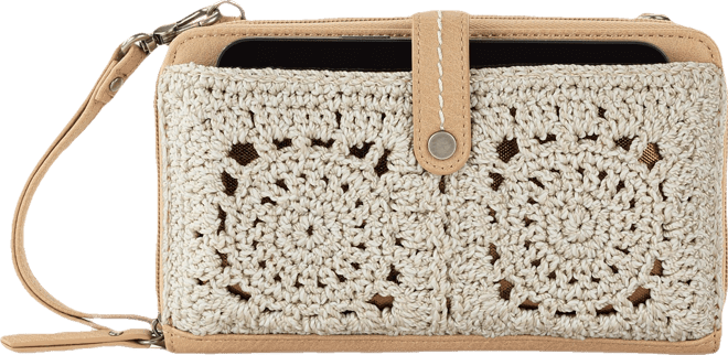Iris Crochet Convertible Mini Crossbody Bag