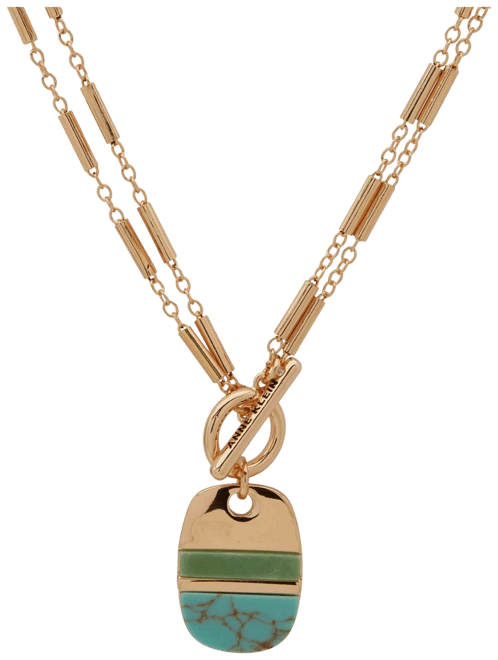 2-In-1 Pendant Toggle Necklace