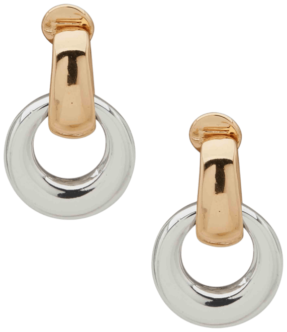 Oval Link Clip Earring