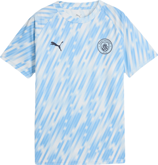 PUMA Manchester City Prematch Big Kids' Soccer Warm-Up Jersey