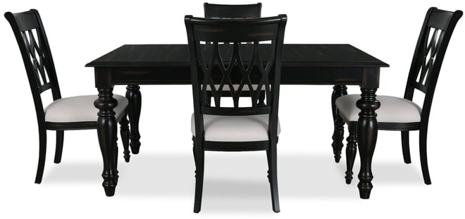 Daria 5-Pc. Dining Set (Rectangular Table & 4 Side Chairs), Created for Macy's