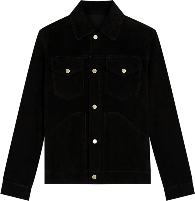 Men's Men s Suede Trucker Jacket, Created for Macy s