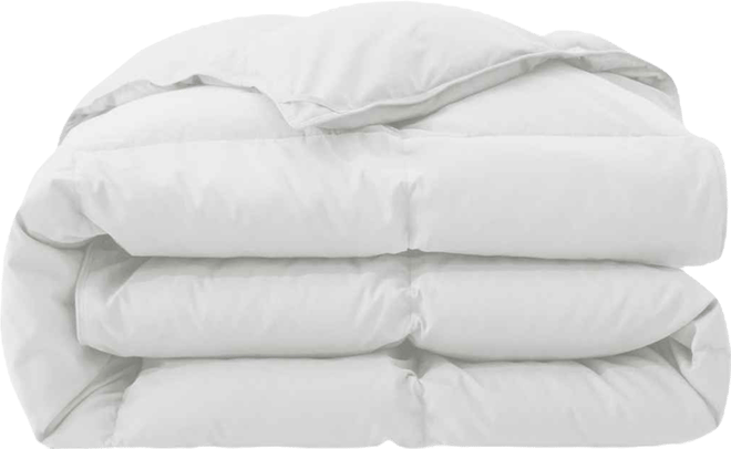 Ultra Soft Goose Down and Feather Fiber Comforter, California King