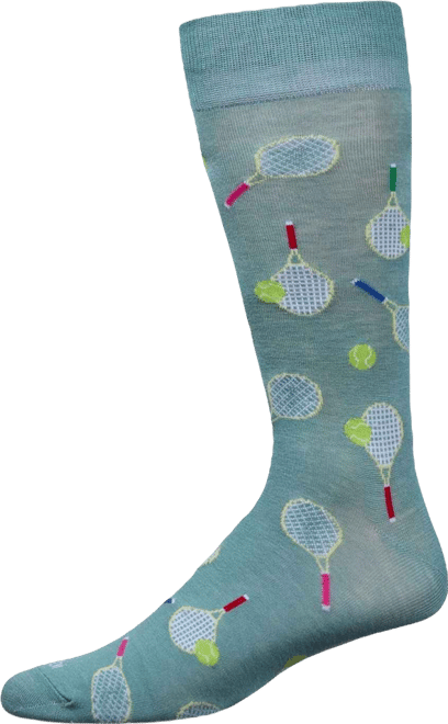 Men's Tennis Rayon Crew Socks