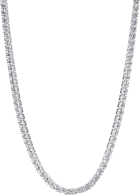 Sterling Silver Tennis Choker Necklace