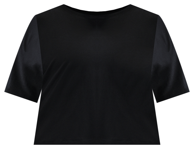 Nike One Relaxed Women's Dri-FIT Cropped Short-Sleeve Top (Plus Size)