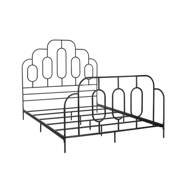 Paloma Metal Retro Queen Bed