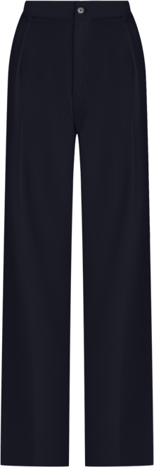 Women's Double-Faced Georgette Wide-Leg Pants