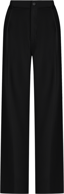 Women's Double-Faced Georgette Wide-Leg Pants