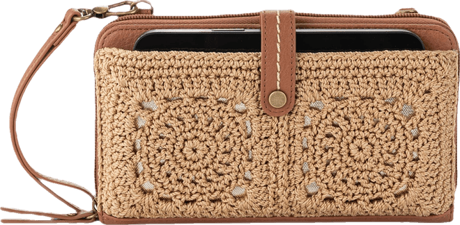 Iris Crochet Convertible Mini Crossbody Bag