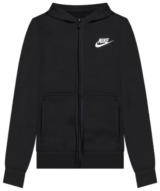 Nike Club Fleece Older Kids' French Terry Full-Zip Hoodie